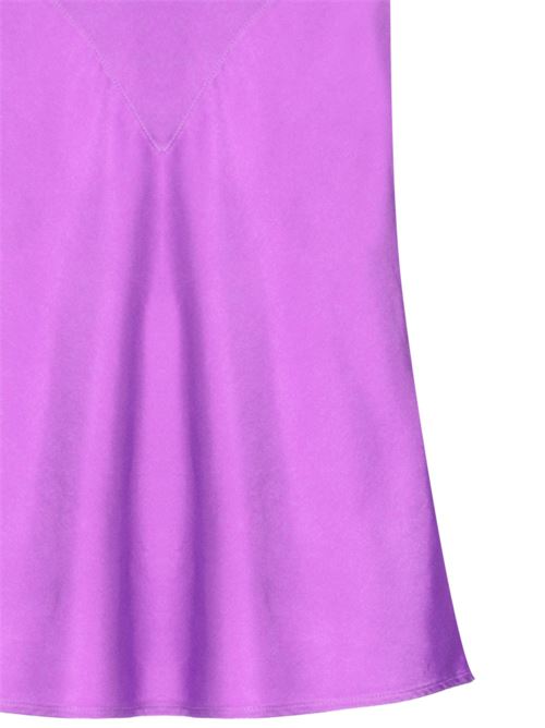 grape purple stretch-silk satin weave Forte forte | 120704039